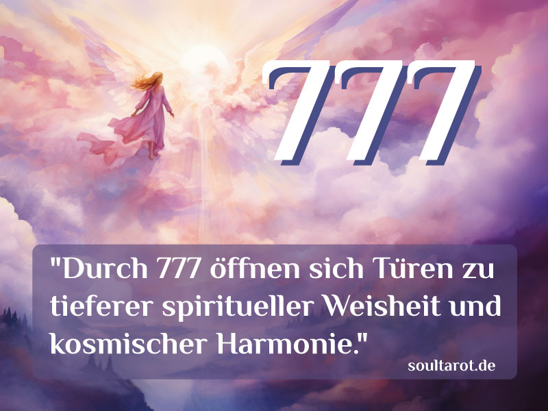 Bedeutung 777 Engelszahl Spirituell - Zitat