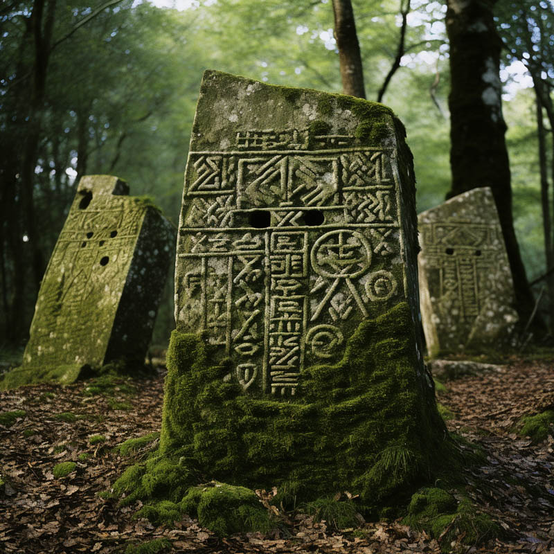 Runenstein Algiz Rune