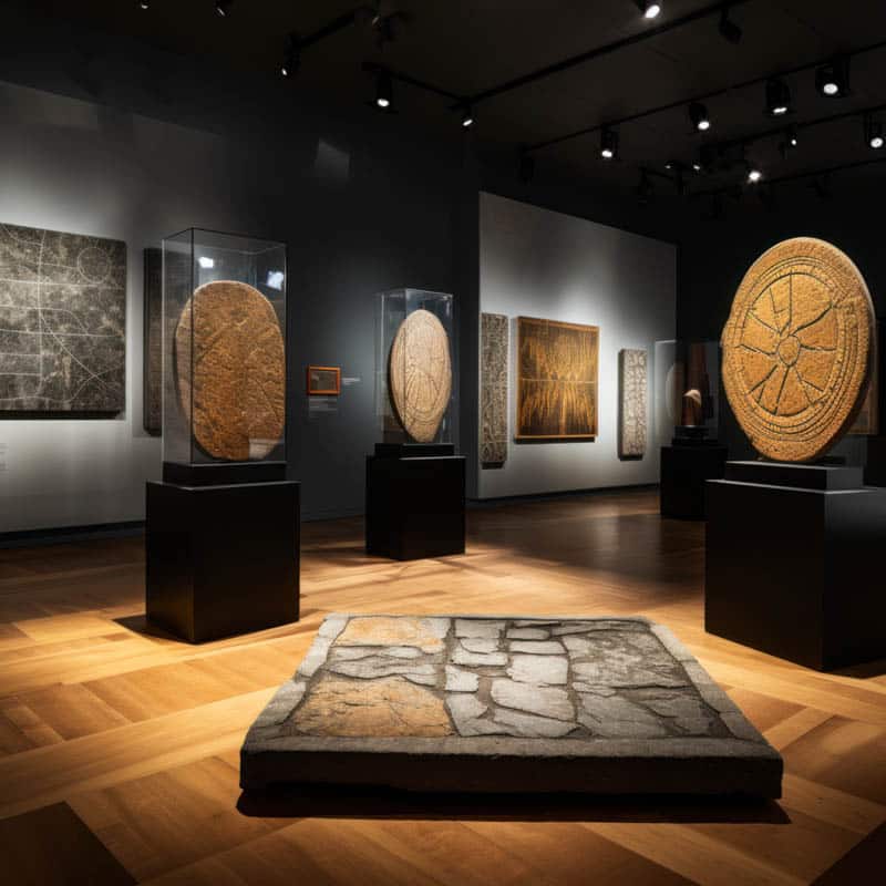 Rune Thurisaz im Museum - Ausstellung