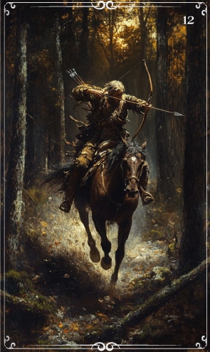 Die wilde Jagd - Schwarzwald Tarot