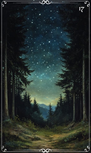 Die funkelnden Sterne Schwarzwald Tarot