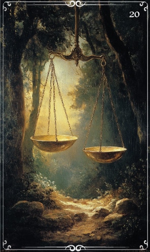 Gerechtigkeit - Das Schwarzwald Tarot
