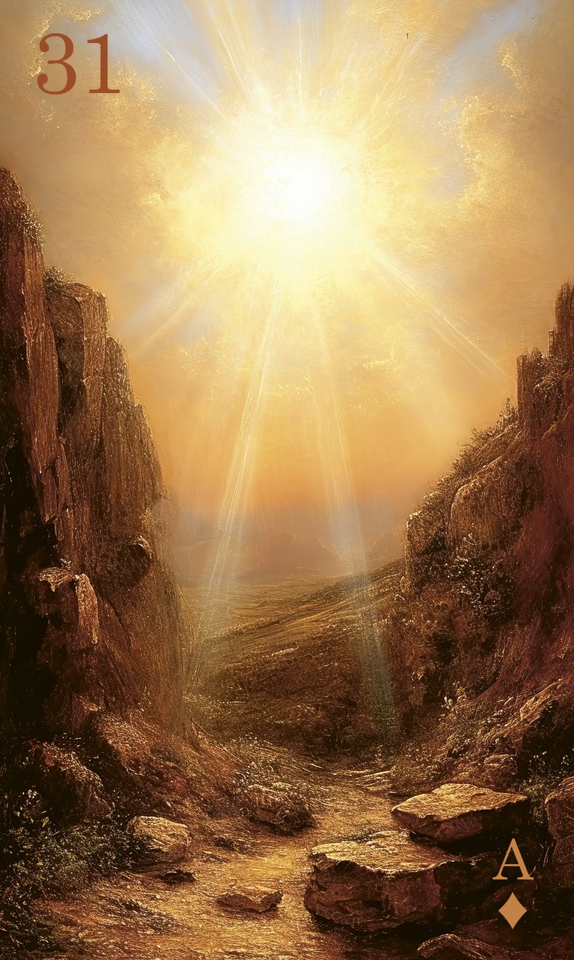 Lenormand Tageskarte – Die Sonne