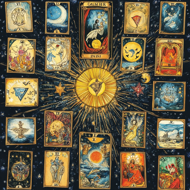 Zusammenhänge im Tarot erkennen
