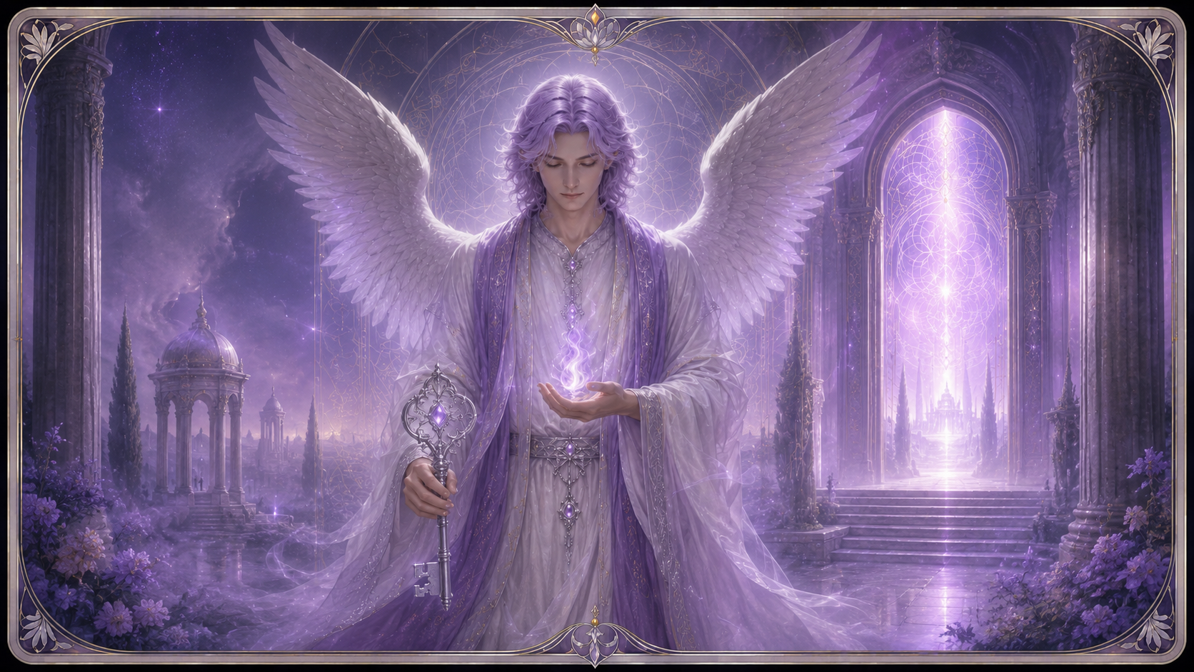 Erzengel Zadkiel – Engel der Vergebung und der violetten Flamme